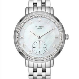 Kate Spade Watch Silver - Mother of Pearl Face